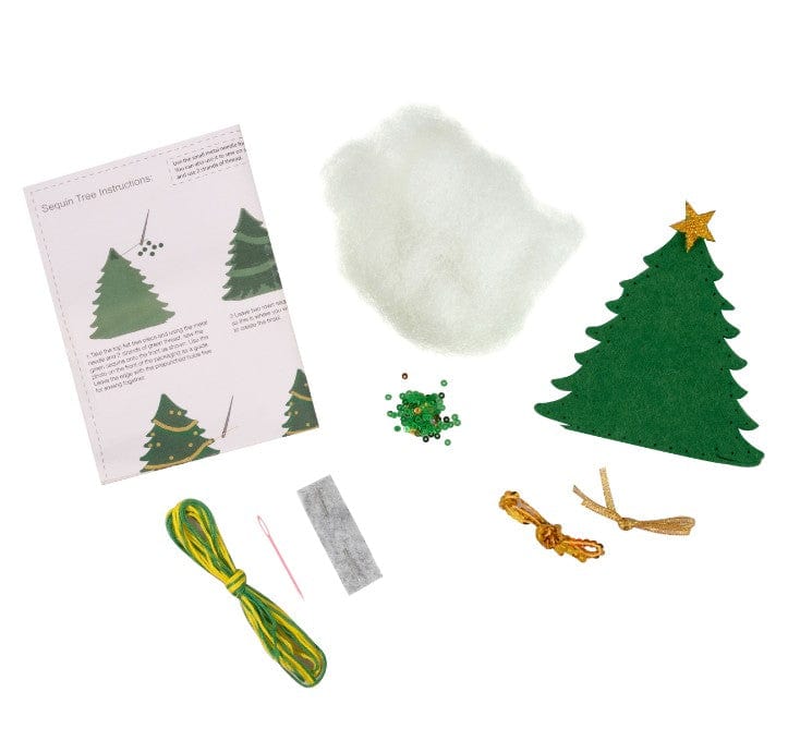 Trimits Felting Kits Felt Decoration Kit Christmas Sequin Tree - The Sewing Studio