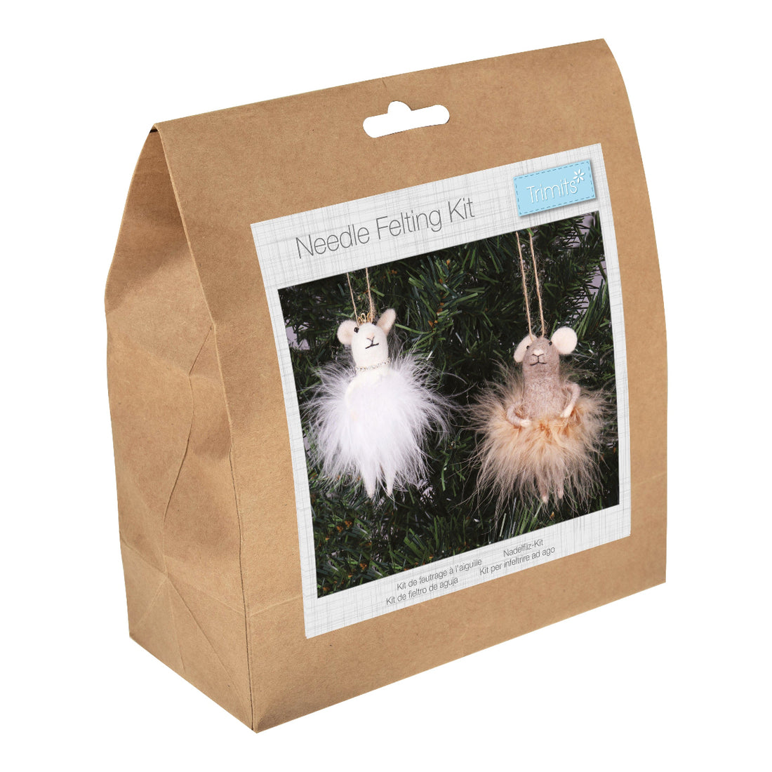 Trimits Needle Felting Kits Needle Felting Kit Fairy Mice Two Pack - The Sewing Studio