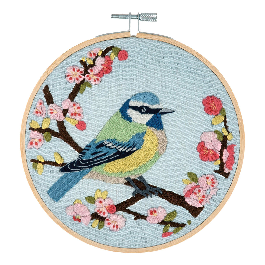 Trimits Sewing Kits Embroidery Hoop Kit Bird Blossom - The Sewing Studio