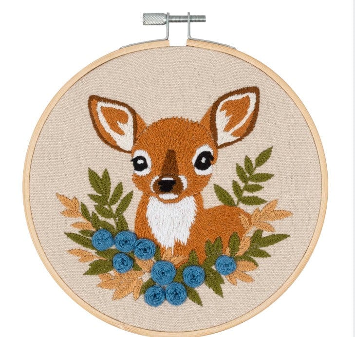 Trimits Sewing Kits Embroidery Hoop Kit Deer - The Sewing Studio