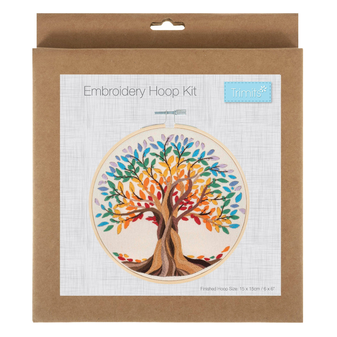 Trimits Sewing Kits Embroidery Hoop Kit Tree Of Life - The Sewing Studio