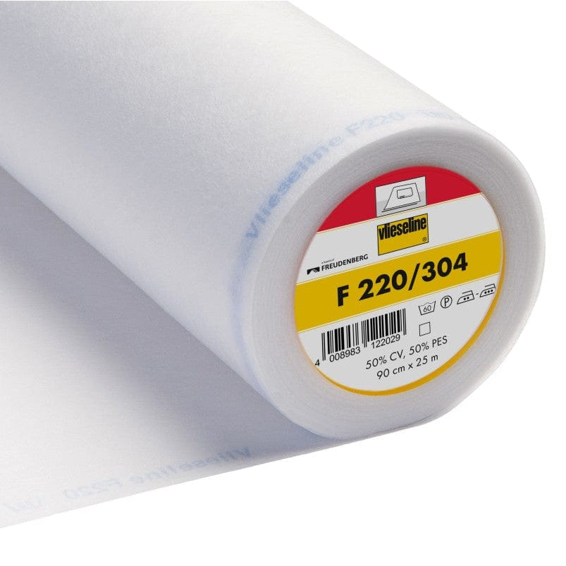 Vilene Interfacing Vilene Interfacing: Standard: Medium: White: Iron-On. Price per 1/4 metre. - The Sewing Studio