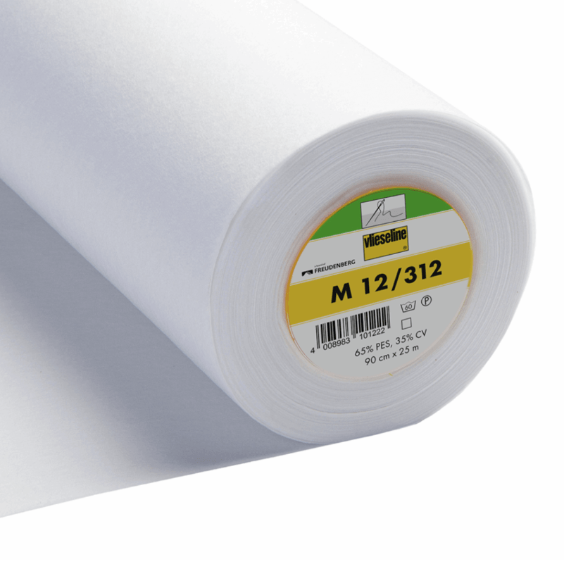 Vilene Interfacing Vilene Interfacing: Standard medium: White: Sew In (M12/312). Price per 1/4 metre. - The Sewing Studio
