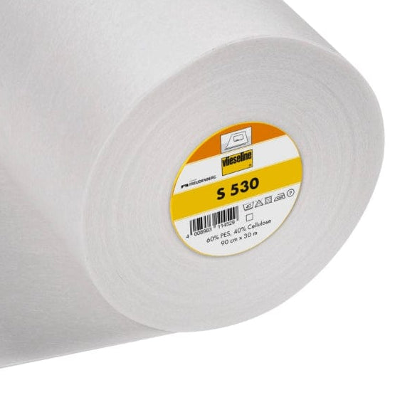 Vilene Interfacing Vilene Iron-on Fusible Interfacing: Firm (S530): Price per 1/4 metre - The Sewing Studio