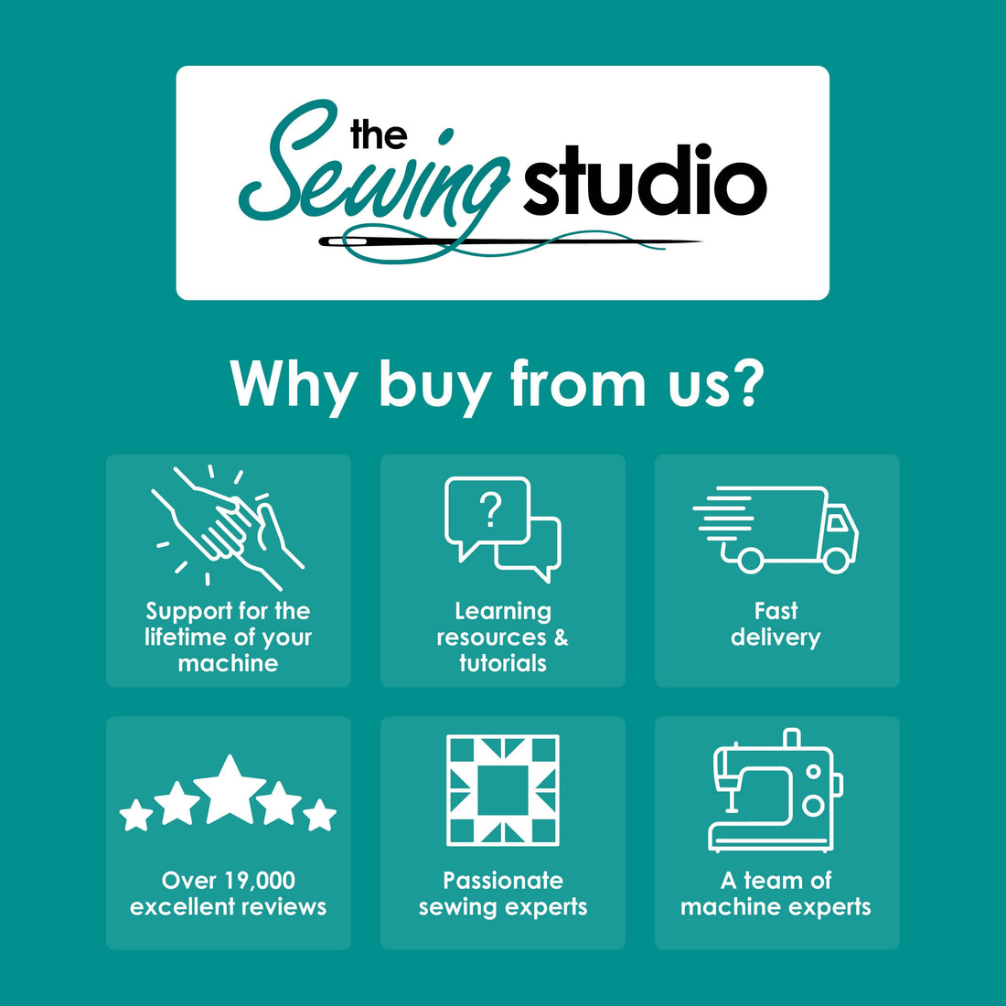 Why buy from The Sewing Studio? - The Sewing Studio