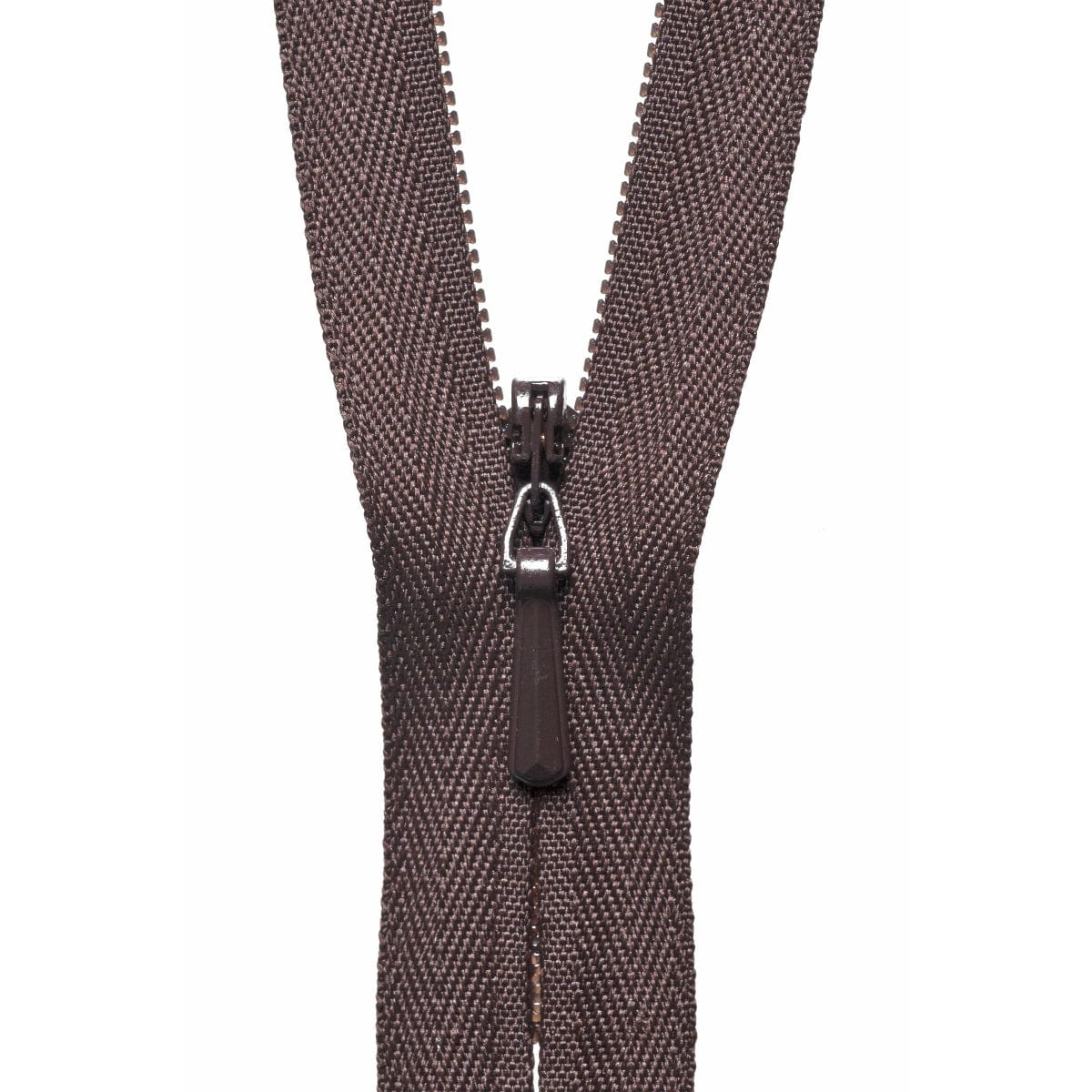 YKK Zips YKK Concealed Zip 20cm / 8 inch: Brown (Colour 570)  - The Sewing Studio