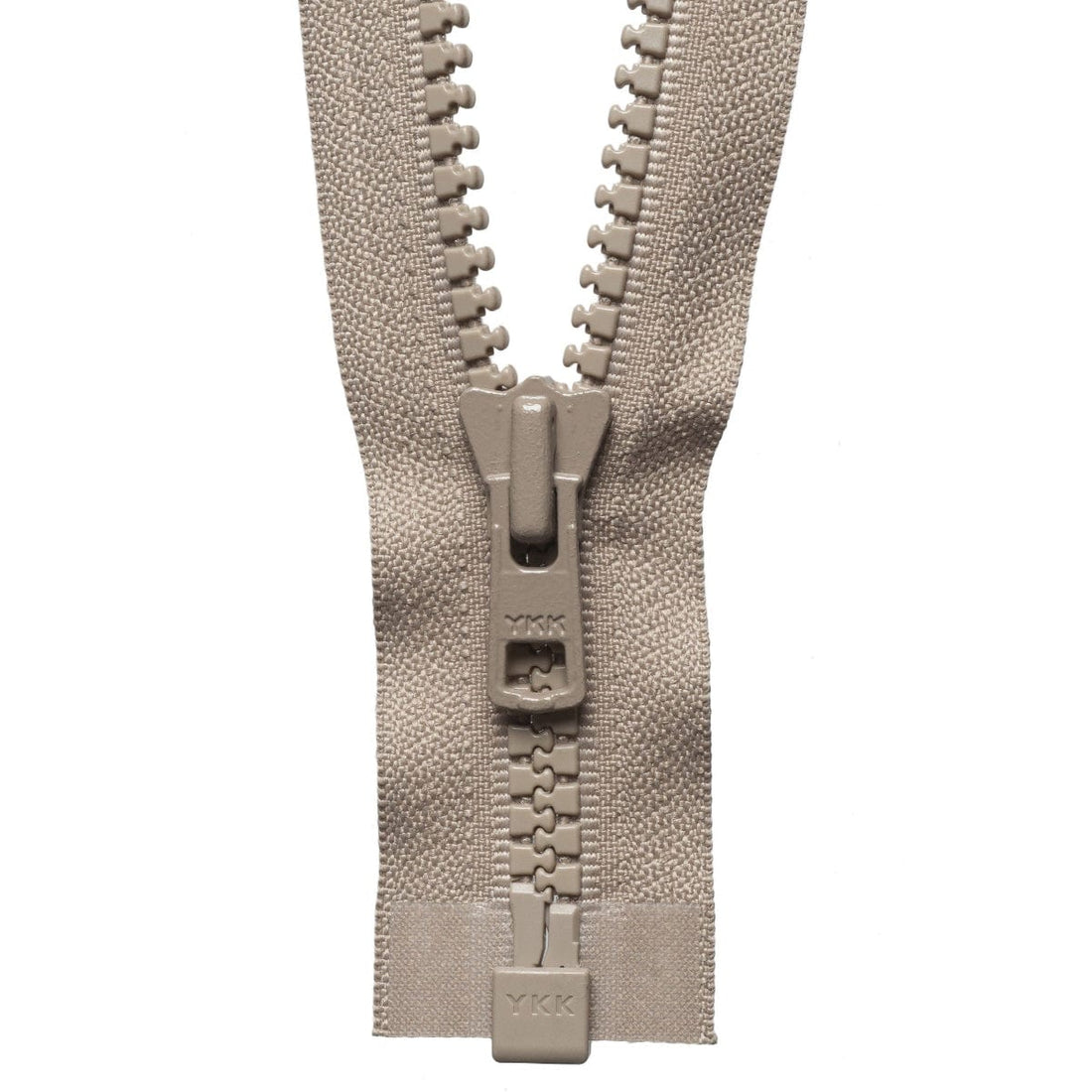 YKK Zips YKK Heavy Weight Open End Zip 46cm / 18 inch: Fawn (Colour 573) - The Sewing Studio