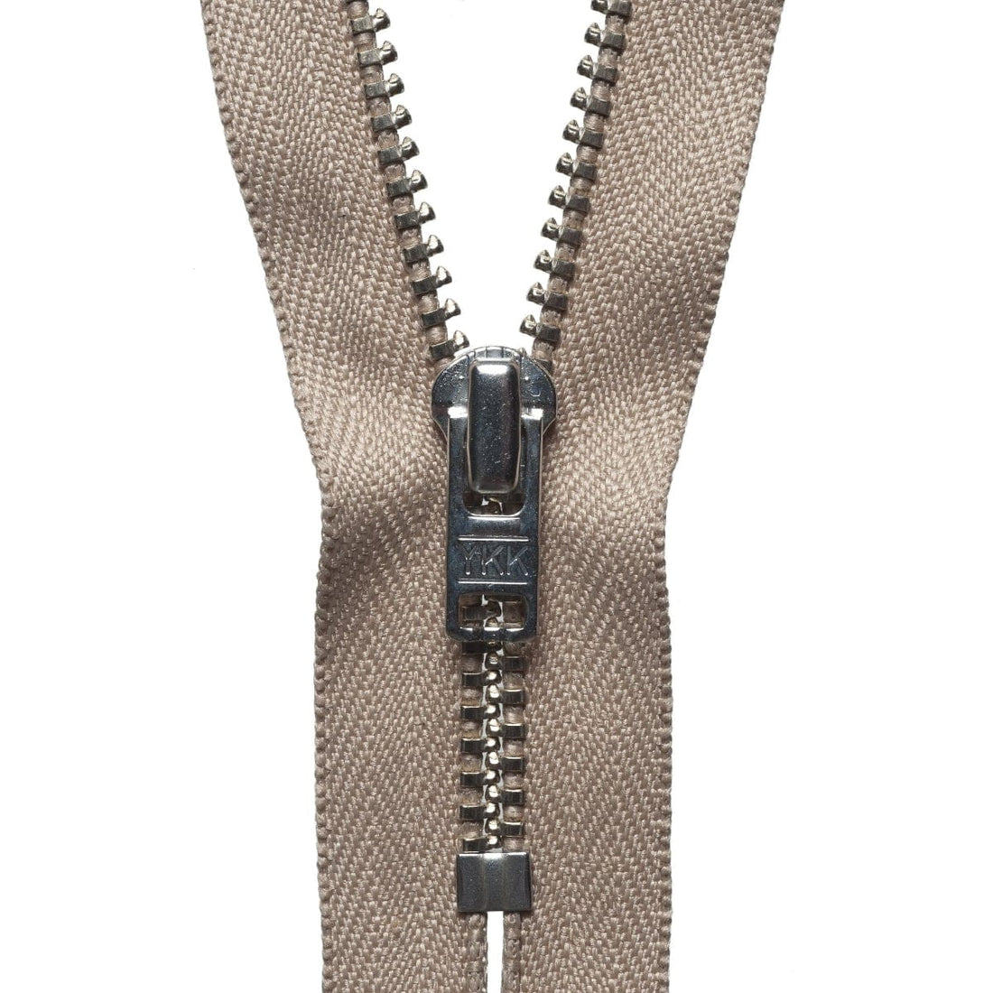 YKK Zips YKK Metal Trouser Zip 15cm / 6 inch: Fawn (Colour 573) - The Sewing Studio