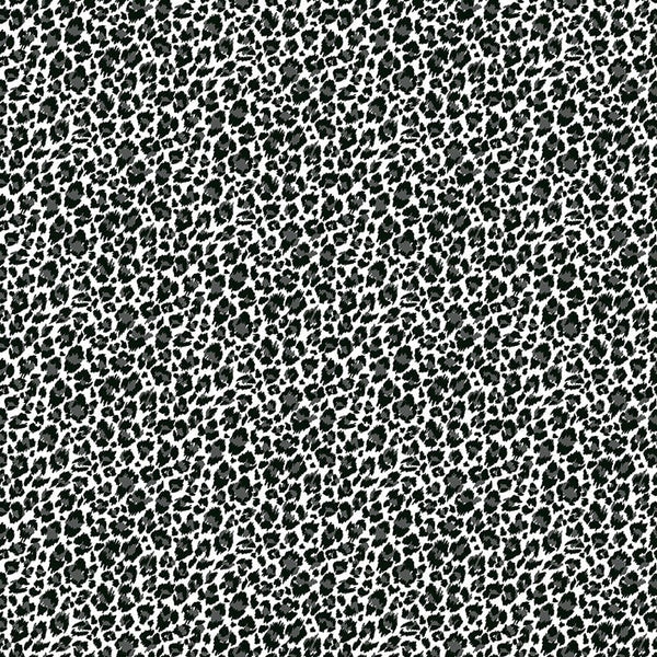 Makower Around The World Leopard Print Black