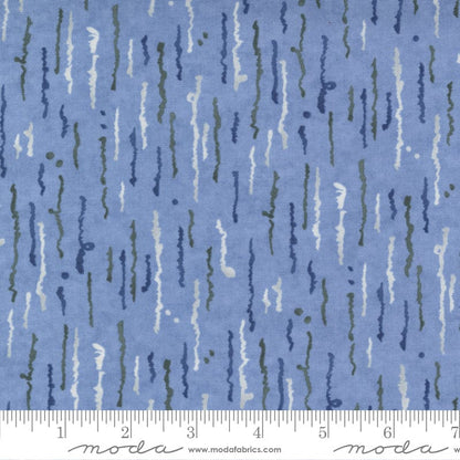 Moda Fabric Watermarks Drizzle Sky 6918 13 Ruler