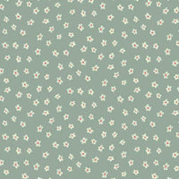 Anni Downs Market Garden Fabric Daisy Toss Green 2900-17