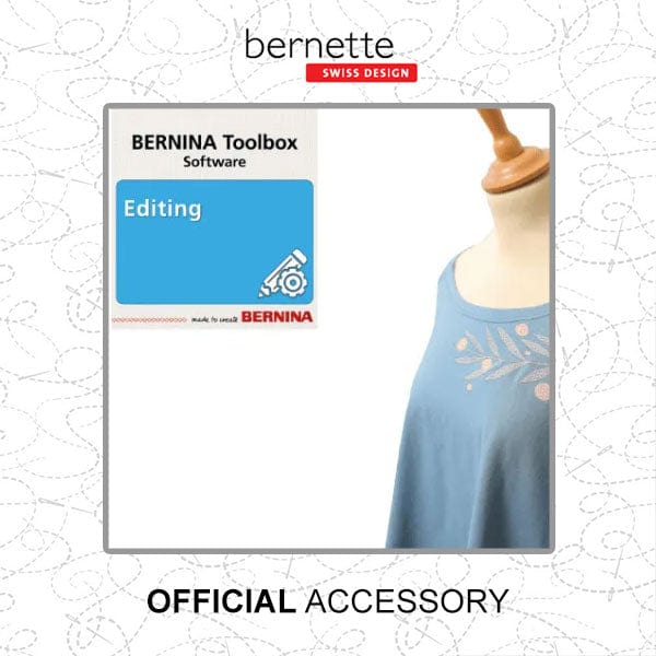 Bernette Sewing Machine Accessories Bernina/Bernette Toolbox Software - Editing Module (G1 G3) - The Sewing Studio