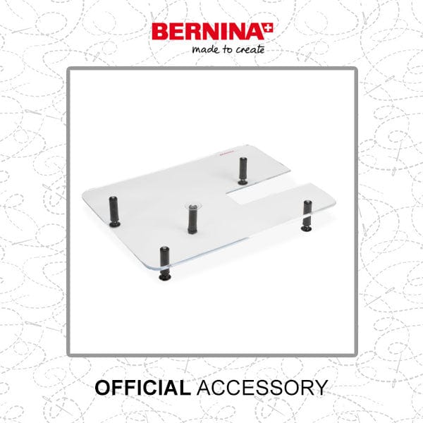 Bernina Sewing Machine Accessories Bernina Plexiglass Quilting Extension Table 0301297010  - The Sewing Studio