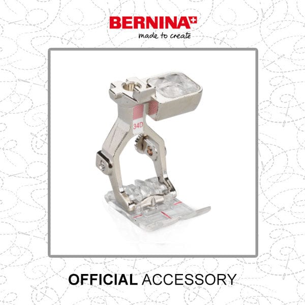 Bernina Sewing Machine Accessories Bernina Reverse Pattern Foot With Clear Sole #34D 0329617200 - The Sewing Studio