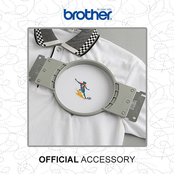 Brother Sewing Machine Accessories Brother Round Frame 100x100mm PRPRF100 - The Sewing Studio