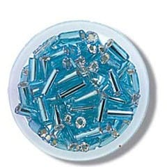 Bugle Beads: Ice Blue: Pack of 8g