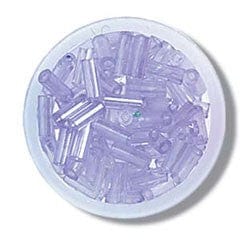 Bugle Beads: Lilac: Pack of 8g