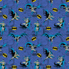 DC Comics Batman Fabric Comics Blue Whole Bolt 10 Metres