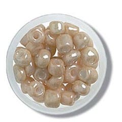 E Beads: Pastel Cream: 8g in a pack