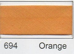 Essential Trimmings Bias Binding Polycotton Bias Binding: 2.5m x 12mm: Orange - The Sewing Studio