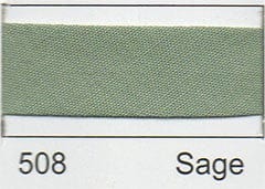 Essential Trimmings Bias Binding Polycotton Bias Binding: 2.5m x 12mm: Sage - The Sewing Studio