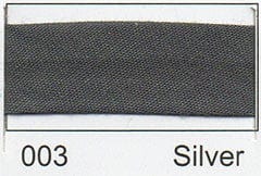 Essential Trimmings Bias Binding Polycotton Bias Binding: 2.5m x 12mm: Silver - The Sewing Studio
