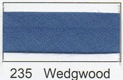 Essential Trimmings Bias Binding Polycotton Bias Binding: 2.5m x 12mm: Wedgewood - The Sewing Studio