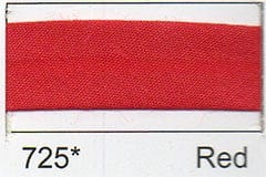 Essential Trimmings Bias Binding Polycotton Bias Binding: 2.5m x 50mm: Red - The Sewing Studio