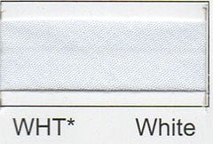Essential Trimmings Bias Binding Polycotton Bias Binding: 2.5m x 50mm: White - The Sewing Studio