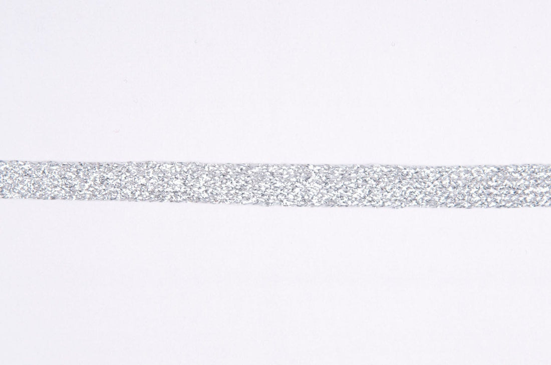 Essential Trimmings Braid Metallic Braid Trim: 11mm: Silver - The Sewing Studio