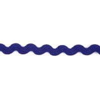 Essential Trimmings Ric Rac Polyester Ric Rac Trim: 8mm: Purple - The Sewing Studio