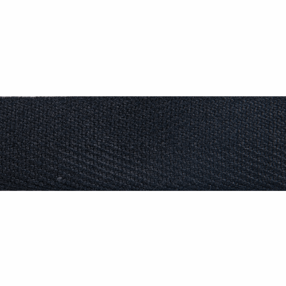 Essential Trimmings Tape Herringbone Cotton Tape Black 20mm Wide Price Per Metre - The Sewing Studio