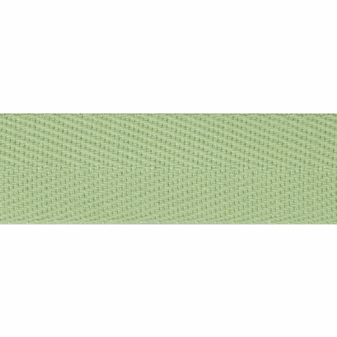 Essential Trimmings Tape Herringbone Cotton Tape Lime Green 20mm Wide Price Per Metre - The Sewing Studio