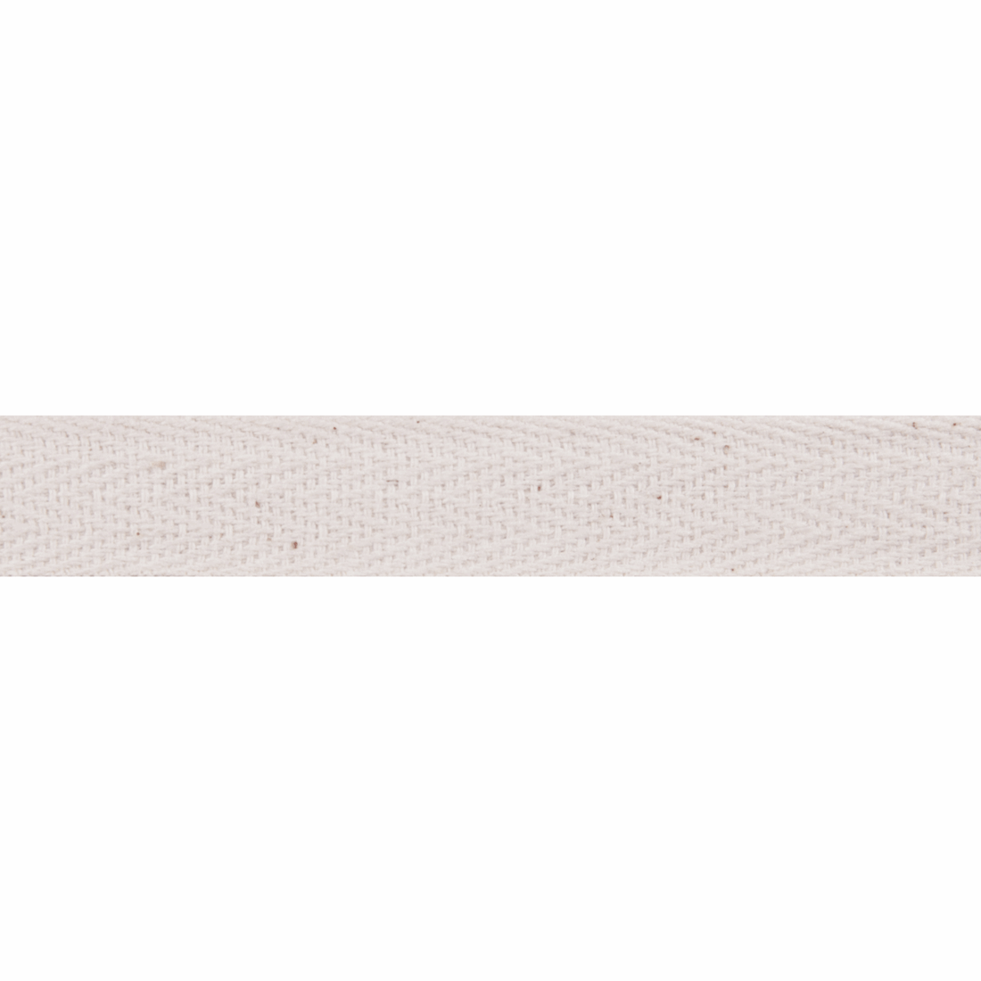 Essential Trimmings Tape Herringbone Cotton Tape Natural 15mm Wide Price Per Metre - The Sewing Studio