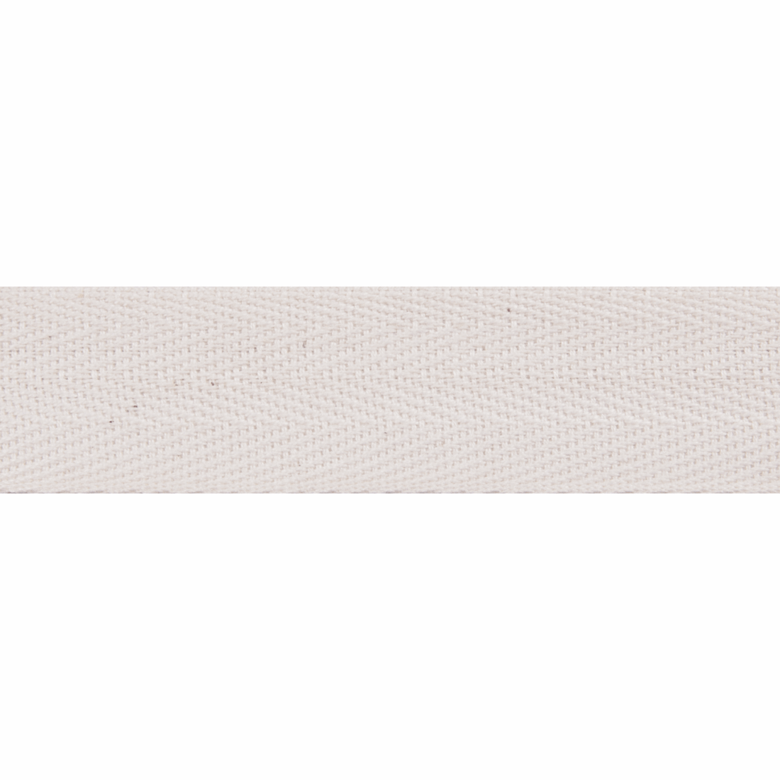 Essential Trimmings Tape Herringbone Cotton Tape Natural 25mm Wide Price Per Metre - The Sewing Studio