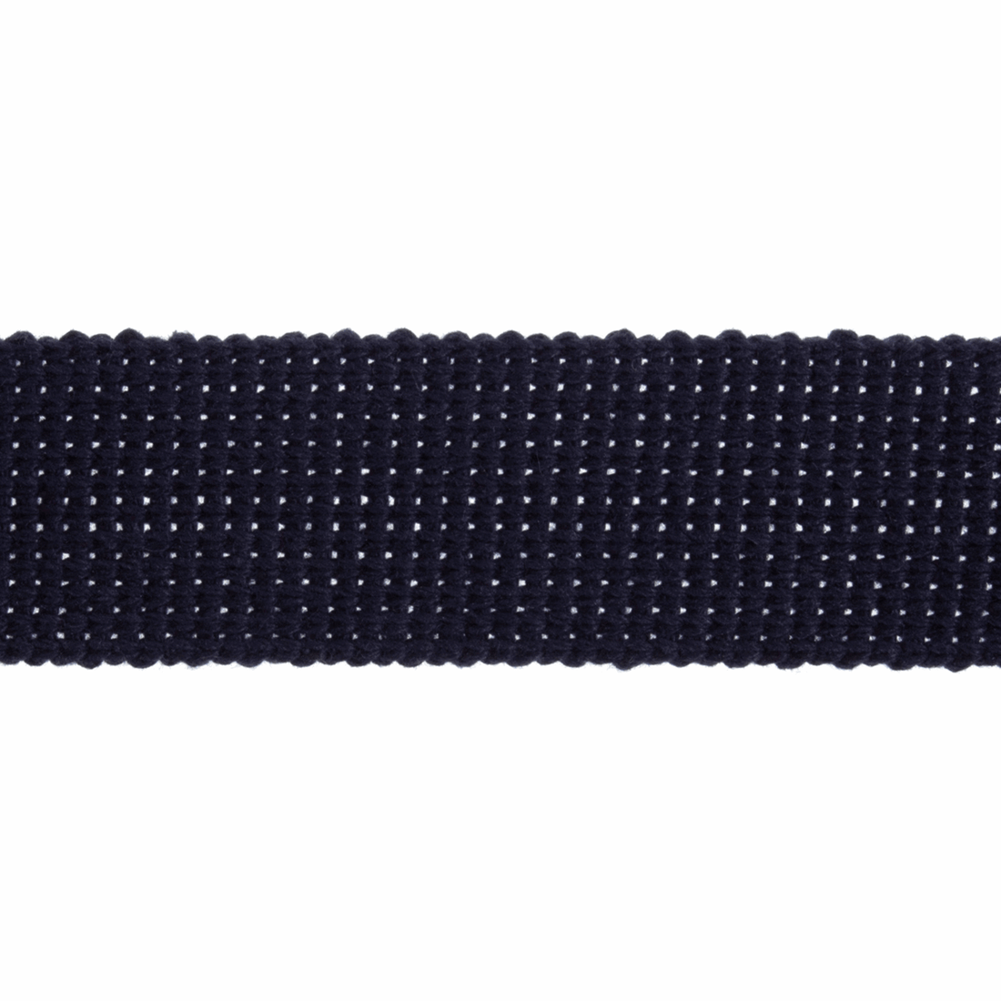 Essential Trimmings Webbing Cotton Acrylic Webbing Trim: 30mm: Navy - The Sewing Studio