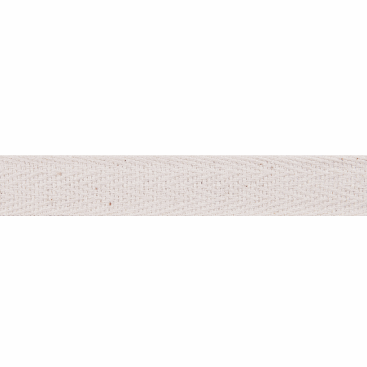 Herringbone Cotton Tape Natural 15mm Wide Price Per Metre