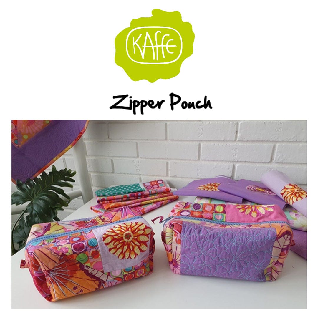 Freespirit Download Free Pattern: Kaffe Zipper Pouch - The Sewing Studio
