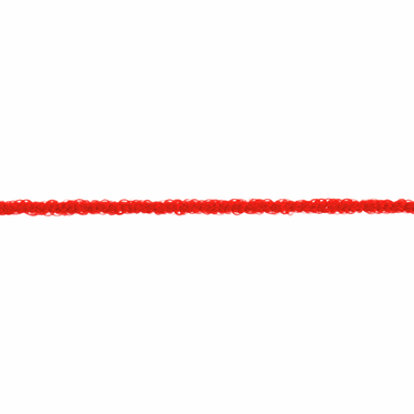 Face Mask Fuzzy Elastic Red 2mm Wide (Per Metre)
