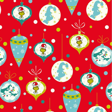 Grinch Christmas Fabric Baubles 2902-02
