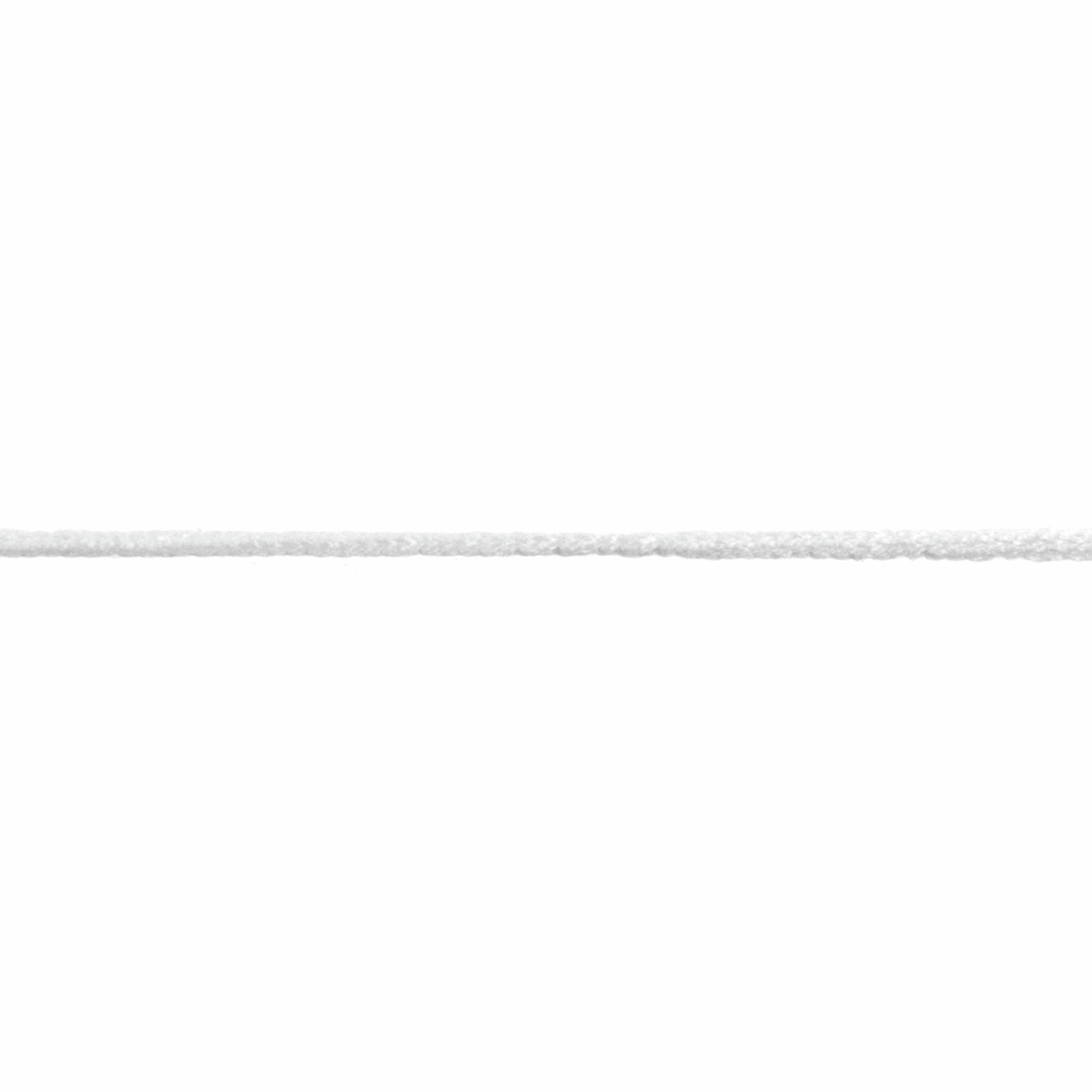Groves Elastic Face Mask Fuzzy Elastic White 2mm Wide (Per Metre) - The Sewing Studio