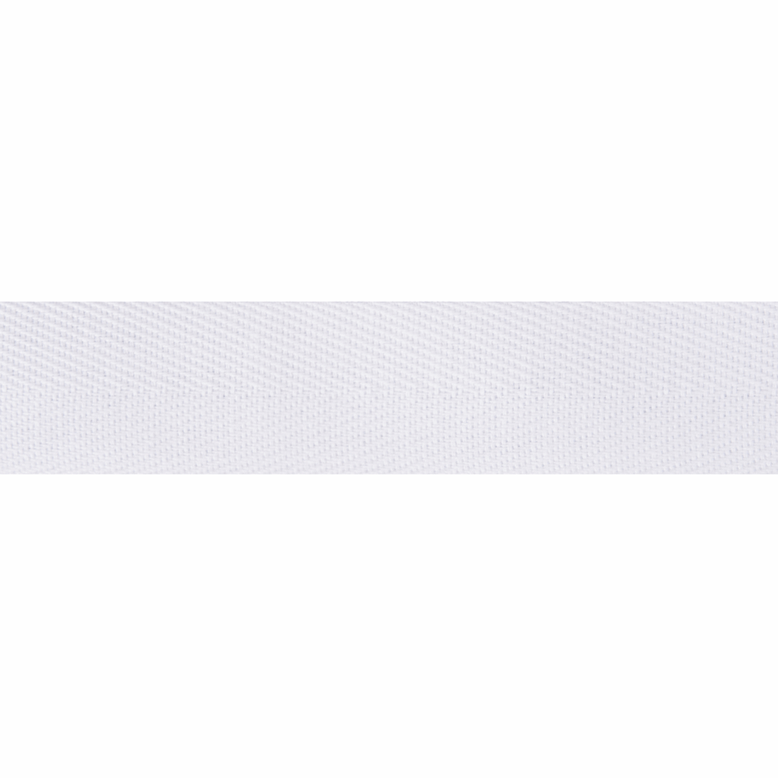 Groves Tape Herringbone Cotton Tape White 25mm Wide Price Per Metre - The Sewing Studio