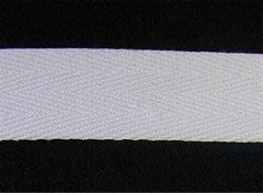 Groves Tape Herringbone Tape White 40mm Wide Sold By The Metre - The Sewing Studio