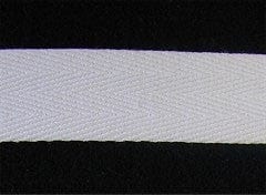 Herringbone Tape White 40mm Wide Sold By The Metre
