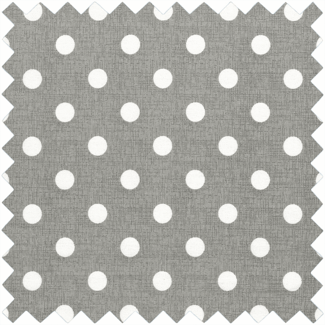 Hobby Gift Baskets Sewing Box Square Grey Linen Polka Dot Small - The Sewing Studio