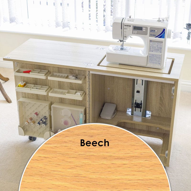 Horn Sewing Cabinets Horn Cub Plus Cabinet Beech - The Sewing Studio