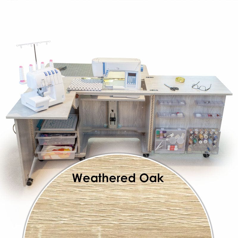 Horn Sewing Cabinets Horn Eclipse XL Weathered Oak - The Sewing Studio