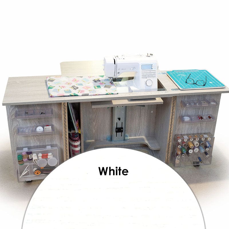 Horn Sewing Cabinets Horn Gemini White - The Sewing Studio