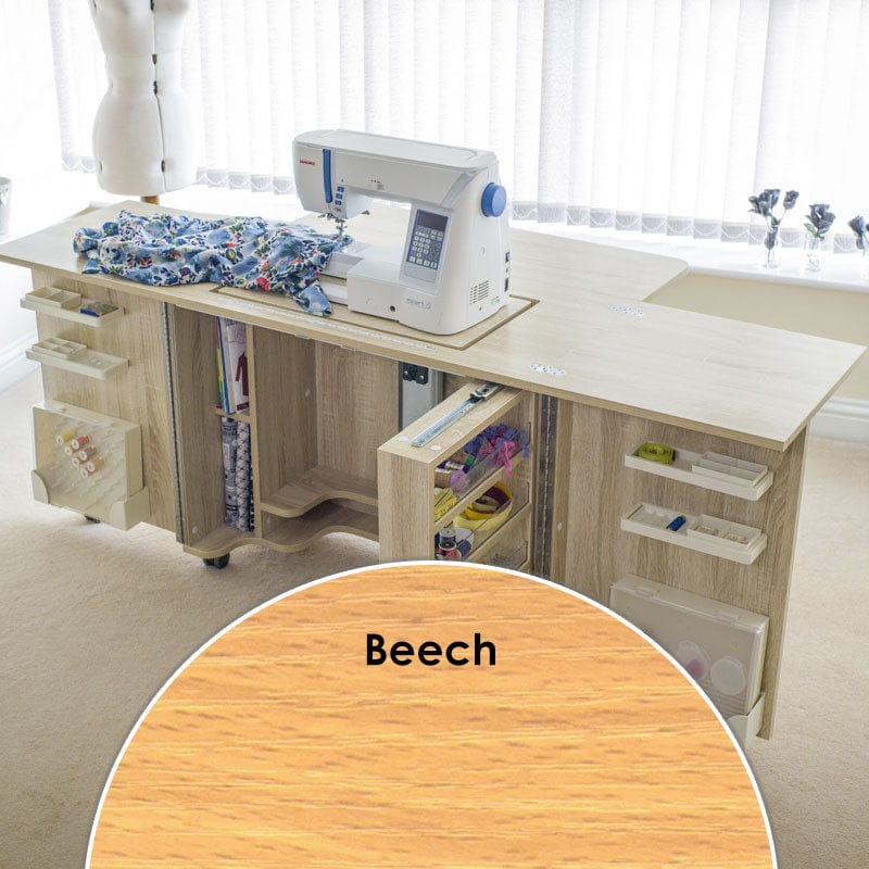 Horn Sewing Cabinets Horn Gemini XL Cabinet Beech - The Sewing Studio