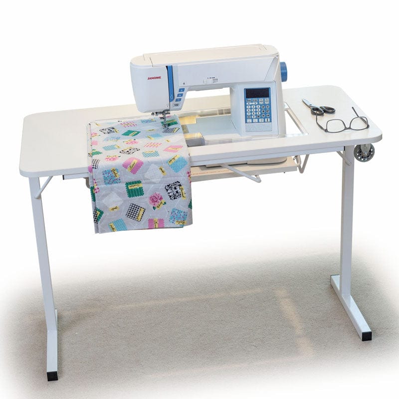 Horn Sewing Cabinets Horn Hideaway Table Mk2 (White) - The Sewing Studio